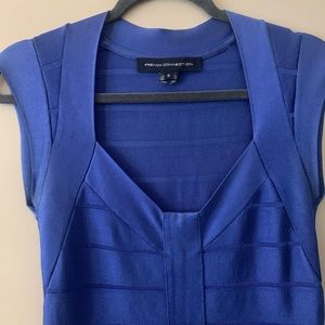 French Connection Royal Blue Bandage Dress